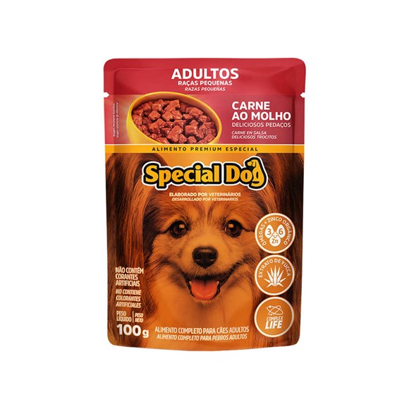 SPECIAL DOG SACHE CARNE ADULTO RAAS PEQUENAS 2,50