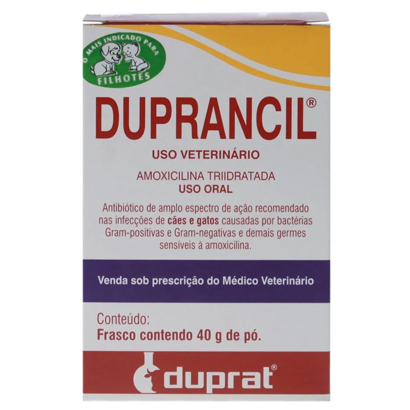 DUPRANCIL AMOXICILINA TRIIDRATADA 40G DE P