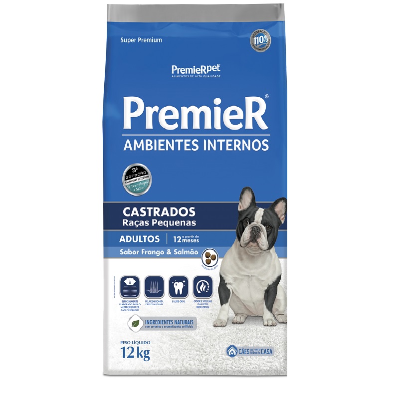 PREMIER AMBIENTES INTERNOS CASTRADOS 12KG 179,90