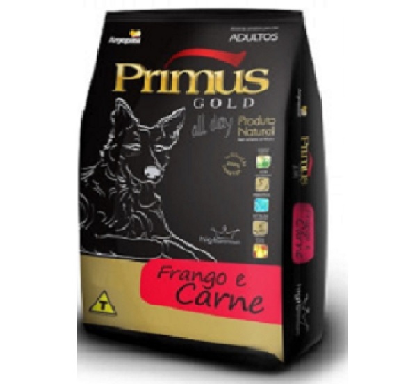 PRIMUS GOLD ALL DAY CARNE E FRANGO 15KG