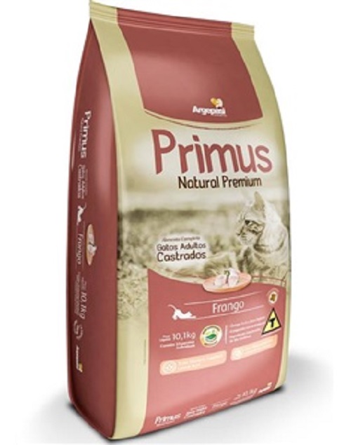 PRIMUS GATOS PREMIUM FRANGO CASTRADOS 10,1 KG